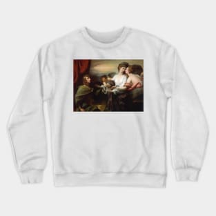 Helen Brought to Paris by Benjamin West Crewneck Sweatshirt